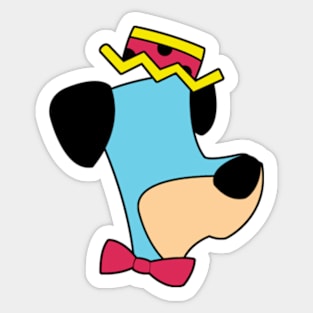 Huckleberry Hound Minimalist Sticker